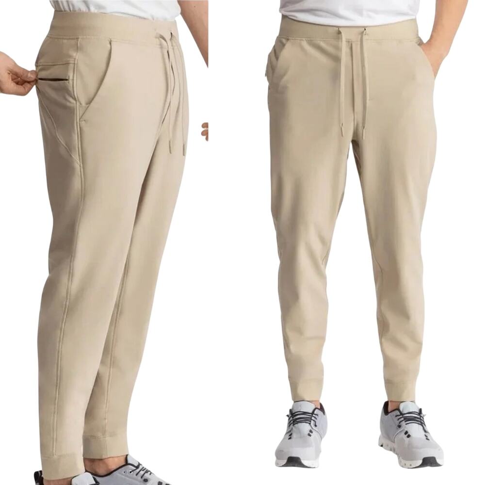 Birddogs Joggers Khaki Drawstring Tapered XL Mens boomstick Athletic Golf